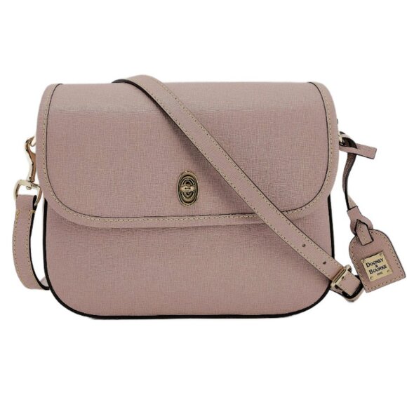 Dooney & Bourke Saffiano Leather Flap Saddle Crossbody  0369 - Picture 1 of 2